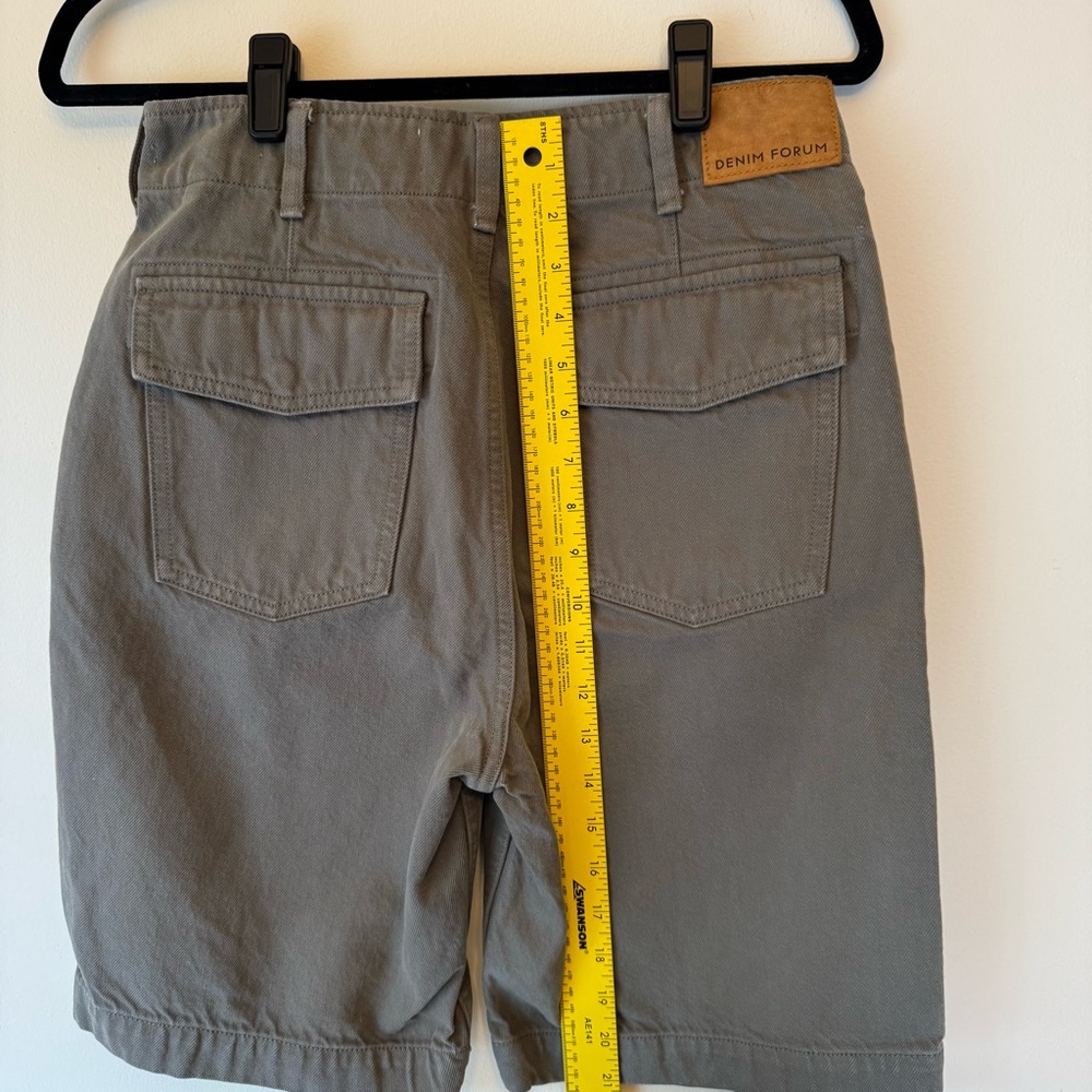 Denim Forum Aritzia Gray Women’s Shorts Bermuda Jorts Summer 0026 - Picture 9 of 17
